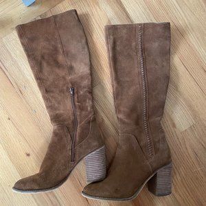 SUEDE SIZE 8.5 Steve Madden Knee-High Heeled Boots